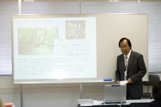 世界遺産入門授業風景